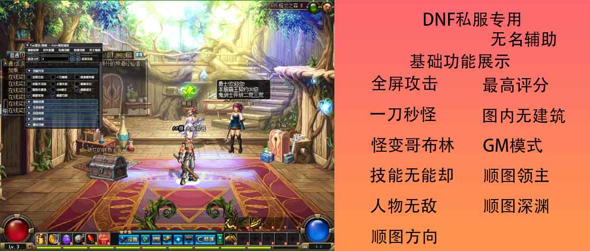 DNF辅助功能界面展示